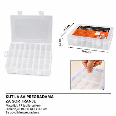 KMT Kutija za odlaganje 24 pregrade 3200042 Praktična kutija za
