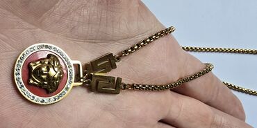 Ogrlice: Ogrlica sa priveskom, Versace, Materijal: Zlato — 4