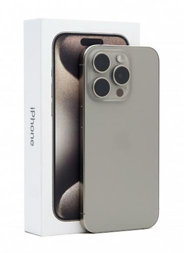 iphone cs max: IPhone 15 Pro, Б/у, 128 ГБ, Natural Titanium, Коробка, 78 % — 1