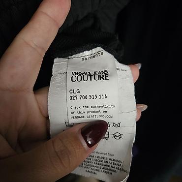 crop geyim: Svitşot, Versace, S, rəng - Qara — 1