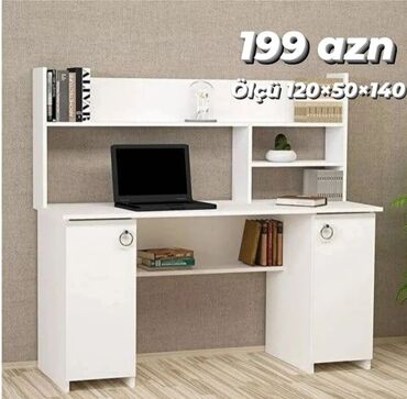 Uşaq masaları: Oğlan və qız üçün, Yeni, Siyirməli, Yazı masası, Stulsuz — 6