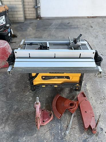 taxda: Məhsul: DeWALT stolüstü dairəvi mişar (table saw) Təsvir: - Güclü — 1