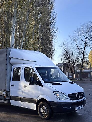 w210 e320: Mercedes-Benz Sprinter (двухрядная кабина) — тентованный бортовой — 3