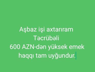 tendirci isi: Aşpaz . Təcrübəli