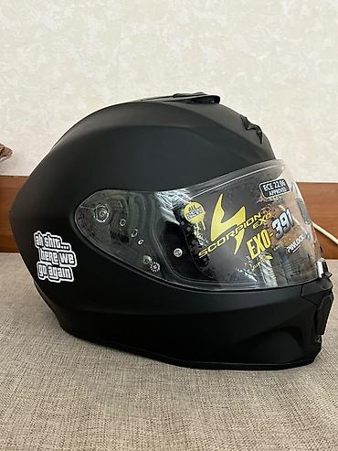 moto debilqe: Scorpion EXO-391 (Mat Qara) + Shark by SENA Intercom Orijinal — 1