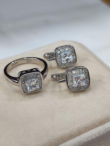 Серебряные наборы украшений: Набор украшений, Проба 925, Женские, Новый — 7