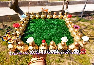 saxta baba: Yeni il əl işləri / Novruz xonçaları. Qoz, fındıqdan. Diametr 20 / — 1