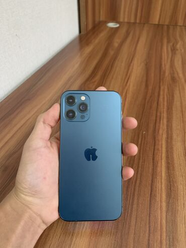 айфоны ош: IPhone 12 Pro Max, Б/у, 128 ГБ, Голубой, Коробка, 80 %