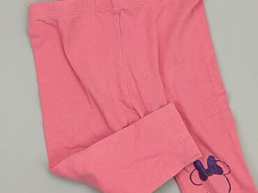 materiał na legginsy dla dzieci: Baby material trousers, 9-12 months, 74-80 cm, Disney, condition - Very good