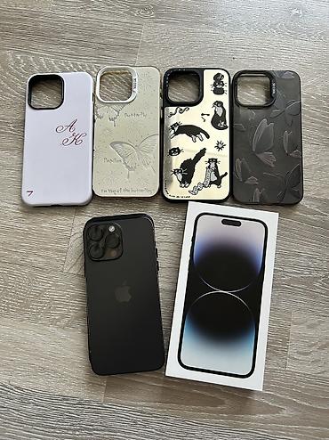 xiaomi fold: IPhone 14 Pro Max, Б/у, 128 ГБ, Черный, Чехол, Коробка, 78 % — 6