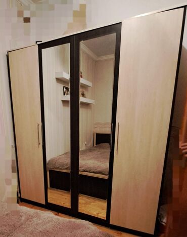 железная кровать односпальная: Двуспальная кровать, Б/у at lalafo.az железная кровать односпальная: Двуспальная кровать, Б/у