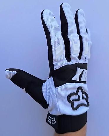 Oprema za bicikliste: FOX motocross/biciklističke rukavice – crno/belo - Lagane i — 3