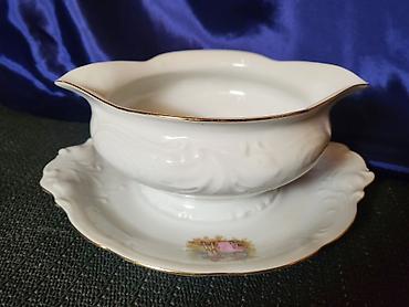 audio: Sosijera Wawel porcelan Poljska iz 70ih.godina. Porcelanska sosijera — 9