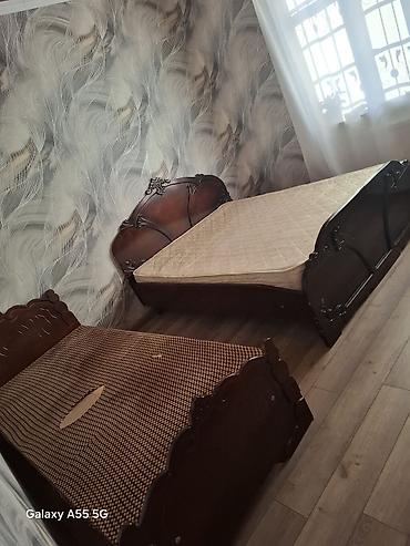 İşlənmiş, İkinəfərlik çarpayı, Bazasız, Matras ilə, Siyirməsiz
