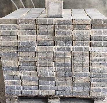 hazır tonqal: Beton səki-daşı/plastinka dəsti - Material: yüksək sıxlıqlı — 1