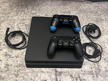 ucuz tvler: PlayStation 4 Slim oyun konsolu paketi Məzmun: - PS4 Slim (qara rəng — 1
