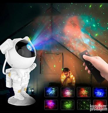 razanj za giros: Astronaut projektor zvezdanog neba lampa 8 boja maglina, 4 nivoa — 2