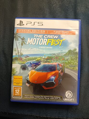 oyun kompüteri: The Crew Motorfest diski satilir hec bir problemi yoxdur ciziq yoxdur