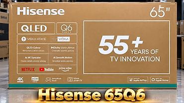 Yeni Televizor Hisense QLED 65" 4K (3840x2160), Ödənişli çatdırılma
