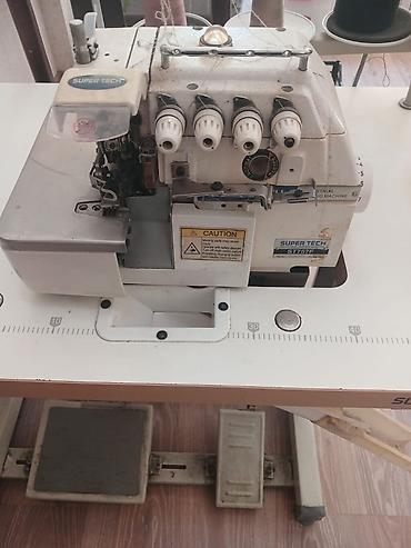 tikis avadanliqi: Sənaye tikiş avadanlıqları – Super Tech və Joyee - Marka/model: Super — 2