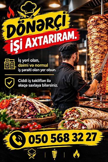 evde daye isyeri: Salam Damı Dönərçi işi axtarıram. özüm Bir neçə souslar bilirəm iş — 1