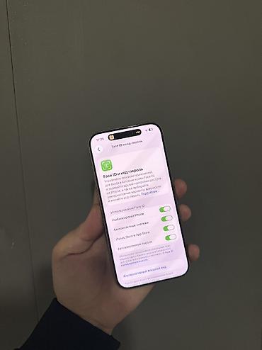 iphone osh: IPhone 15 Pro, Б/у, 256 ГБ, Natural Titanium, Защитное стекло, Чехол, 80 % — 4