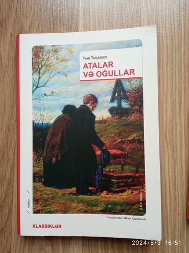 Kitablar, jurnallar, CD, DVD: Atalar və oğullar (İvan Turgenev) 5 manat Səliqəlidir Şəkər