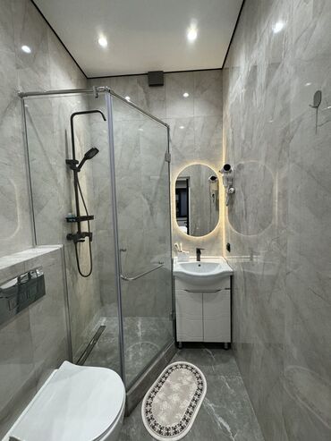 Посуточная аренда квартир: 1 комната, Душевая кабина, Постельное белье, Кондиционер — 8