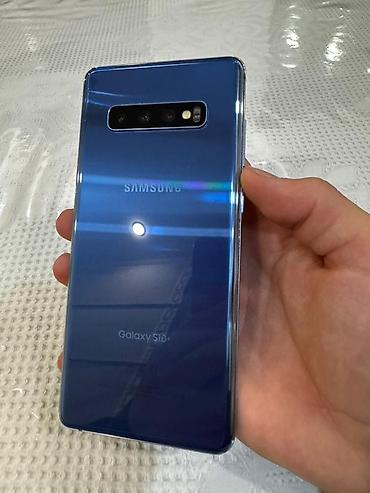 Samsung: Samsung Galaxy S10 Plus, Б/у, 128 ГБ, цвет - Синий, 1 SIM — 1