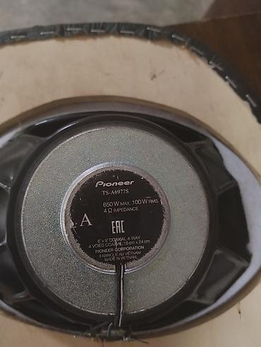 Dinamiklər və sabvuferlər: Avtomobil üçün tam audio paneli - Paneldə 6 ədəd Pioneer oval akustik — 7