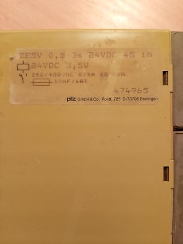 gobleni katalog: Pilz PZE5V- Zaštitni rele (safety relay) za mašinsku zaštitu - Model — 2