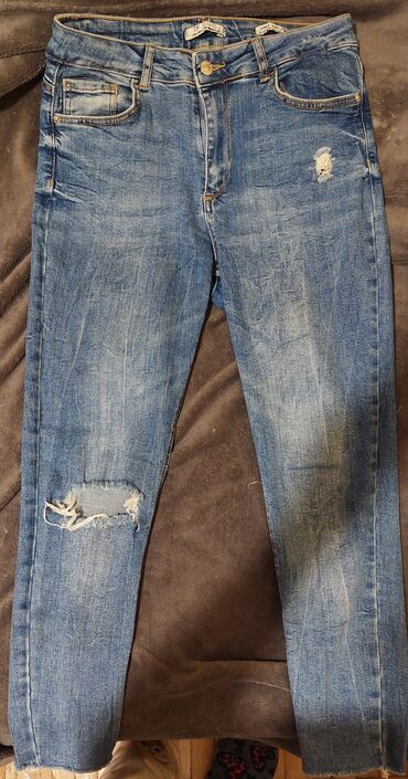 velicina farmerki: Jeans, High rise, Ripped
