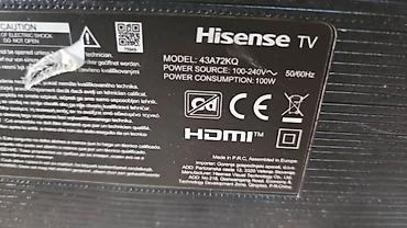 vətən komputer: Hisense QLED TV – Model: 43A72KQ - Ekran ölçüsü: 43" - Panel: QLED — 2