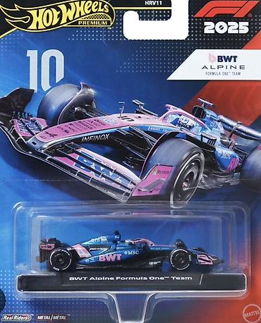 Hot Wheels Premium – BWT Alpine Formula One Team (F1 2025), масштабная