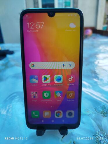 nubia red: Xiaomi, Redmi 7, Колдонулган, 16 GB, түсү - Кара, 2 SIM