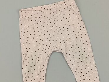 spodnie z zakładką z przodu: Legginsy, So cute, 6-9 m, stan - Dobry