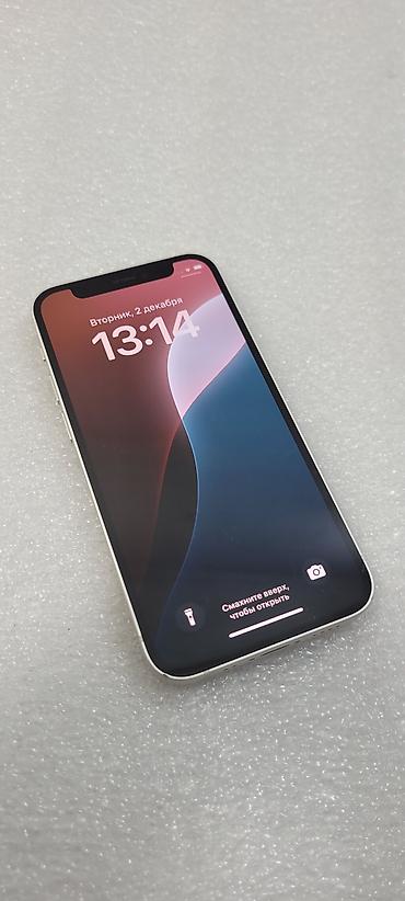 Apple iPhone: IPhone 12 mini, Б/у, 64 ГБ, Белый, 77 % — 2
