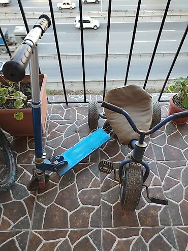 usaq ucun velosiped: Skuter və velosiped ikisi biruerdə 20 m — 1
