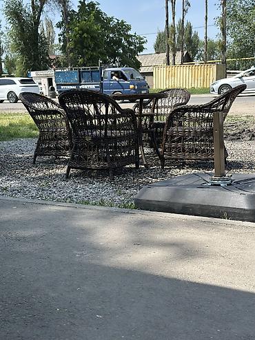 мебели каракол: Бакча эмерек комплекти, Креслолор, Ротанг — 7