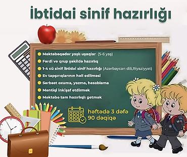 İbtidai sinif hazırlığı - Məktəbəqədər yaşlı uşaqlar (5-6 yaş) üçün lalafo.az -da İbtidai sinif hazırlığı - Məktəbəqədər yaşlı uşaqlar (5-6 yaş) üçün