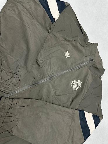 кызыл бел: Ветровка Adidas x Real Madrid - Цвет: оливково‑зеленый с контрастными — 5