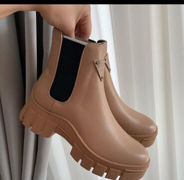 женские кеды ботинки: Ölçü: 38, rəng - Bej, Yeni