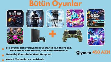 Səliqəli və zəmanətlə istifadə olunmuş PS4 Slim 1TB satılır! ⚡ Heç bir lalafo.az -da Səliqəli və zəmanətlə istifadə olunmuş PS4 Slim 1TB satılır! ⚡ Heç bir