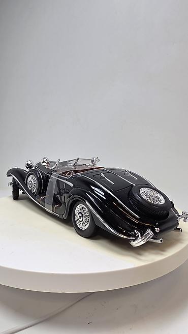 Игрушки: Коллекционная масштабная модель ретро-родстера Mercedes-Benz 500 K. 🔥 — 11