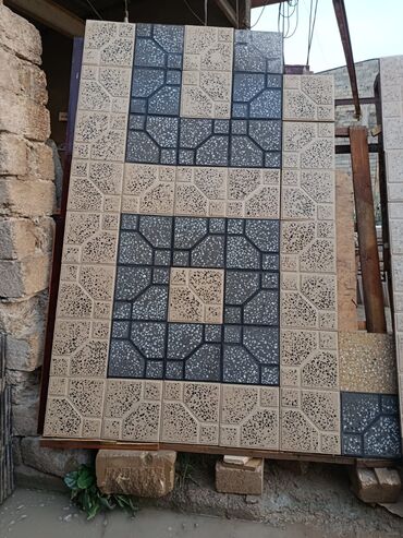 Beton plitələr: Məhsul: Beton mozaik səki/daş döşəmə plitələri Təsvir: - Açıq bej — 11