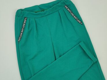 zielona sukienki satynowa: Material trousers, M (EU 38), condition - Good