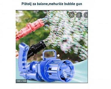 traktori 533: PISTOLJ ZA MEHURICE NOV PISTOLJ ZA BALONE BUBBLE GUN AKCIJA | Cene — 5