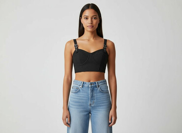 H&M Divided, Top damski, rozmiar S