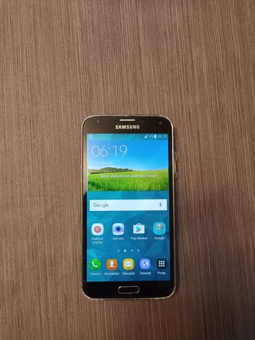 samsung z flip qiymeti: Samsung Galaxy S5 Duos, 16 GB, rəng - Qara, Sensor, Barmaq izi, İki sim kartlı