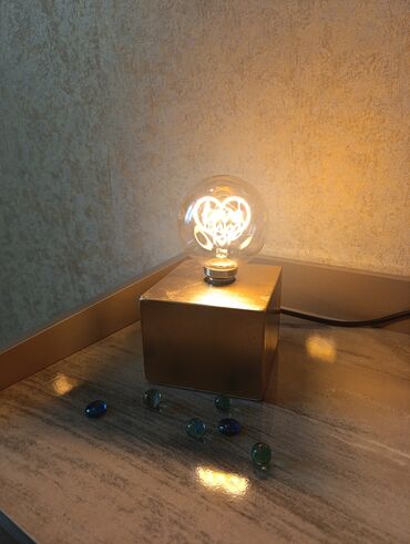 Stol lampaları: Beton korpuslu, abstrakt dizaynlı masa lampası. Daxili işıqlandırma -da lalafo.az — 8 Stol lampaları: Beton korpuslu, abstrakt dizaynlı masa lampası. Daxili işıqlandırma — 8